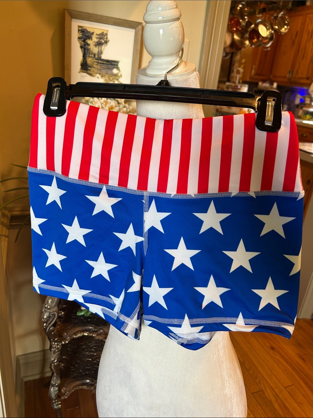 Fleo patriotic workout shorts